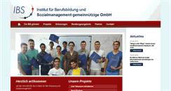 Desktop Screenshot of ibs-thueringen.de